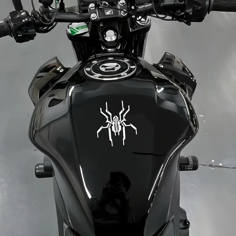 

Creative Mechanical Spider Waterproof Vinyl Decal, 3.5x4.0inch Sticker for Car Fuel Tank Window Body Motorcycle Decor