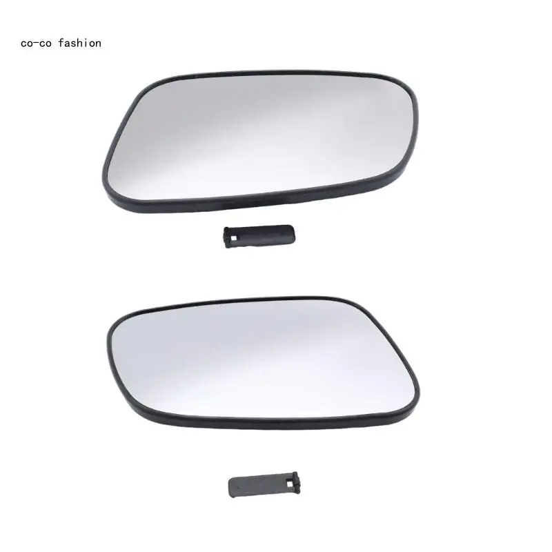 517B For Discovery 2 CRD100640 CRD100650 Wing Mirror Glass Lens Wide Waterproof