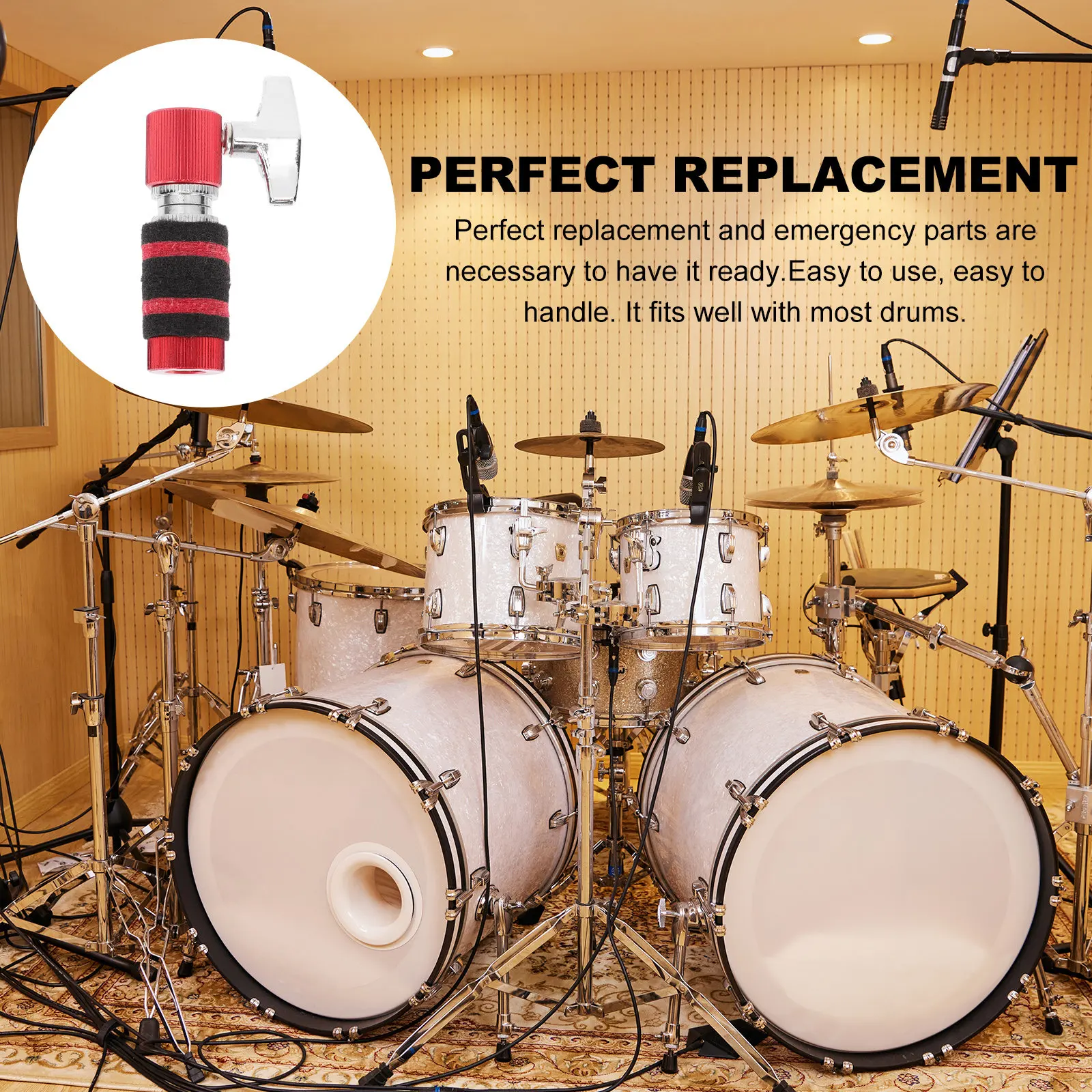 

Premium Aluminum Hi Hat Clutch for Drums Sturdy Lightweight Easy Install Cymbal Hi-Hat Clutch Percussion Accessories Drum Parts