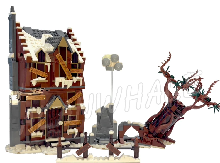 777pcs Magical World of Wizards Shrieking Shack Whomping Willow Werewolf 6070 Building Blocks Toys Compatible With Model