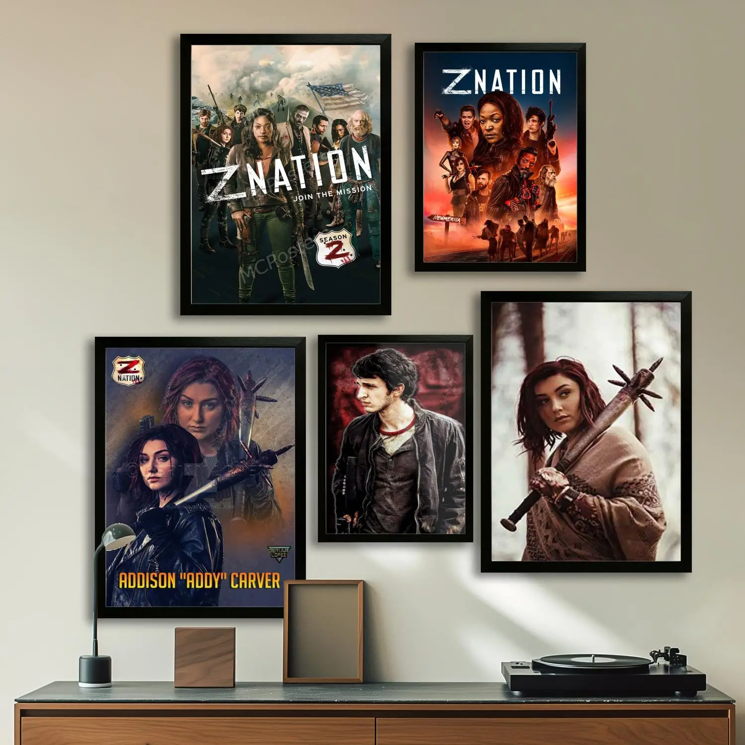 z nation Movie Canvas Art Poster and Wall Art Picture Print, Modern Family Bedroom Decor Posters,Decorative painting