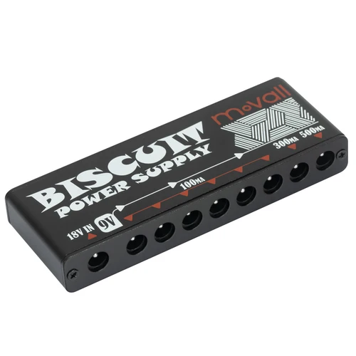 Imagen 1 del producto Movall MPS-02 Super Mini fuente de alimentación para Pedal de guitarra 8 salidas antiinterferencias 18W salida diferente potencia de efecto de guitarra