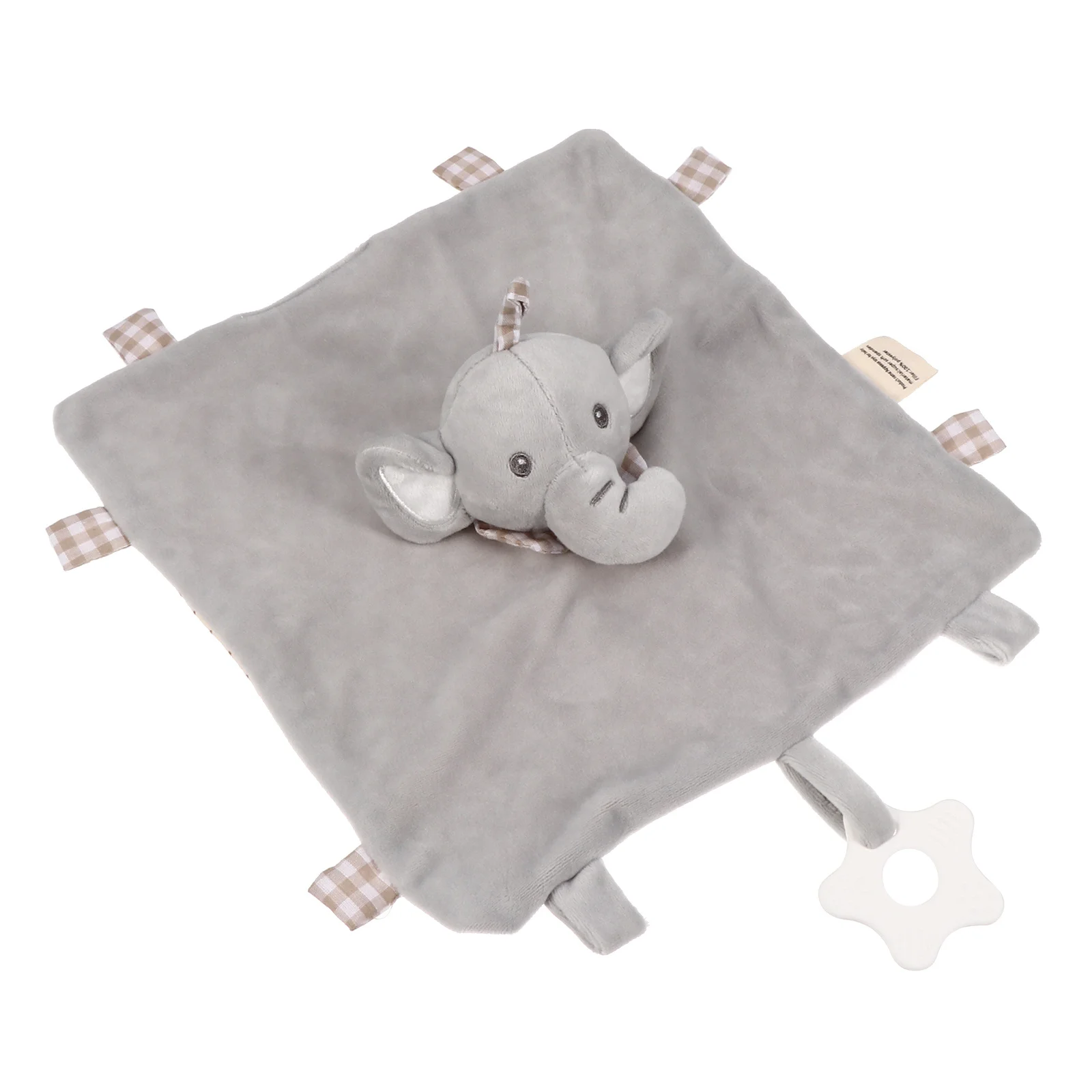 Ausgestopfter Elefant, beruhigendes Handtuch für Kleinkinder, sicher, weich, Baby-Speicheldecke, Komfort-Sicherheitsdecke, Baby-Zahntuch, Schlafhilfe
