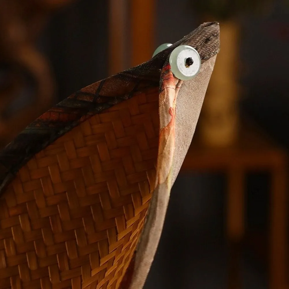 

Tea Tray Bamboo Woven Tea Chaze Oval Retro Tea Dustpan Chinese Style Tea Shovel Tea Enthusiast