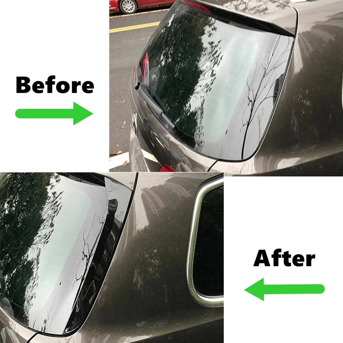 Rear Side Spoiler Wing Protective Sticker Cover For Volkswagen Passat B7 Wagon/Alltrack 2011-2015 Car Accessories