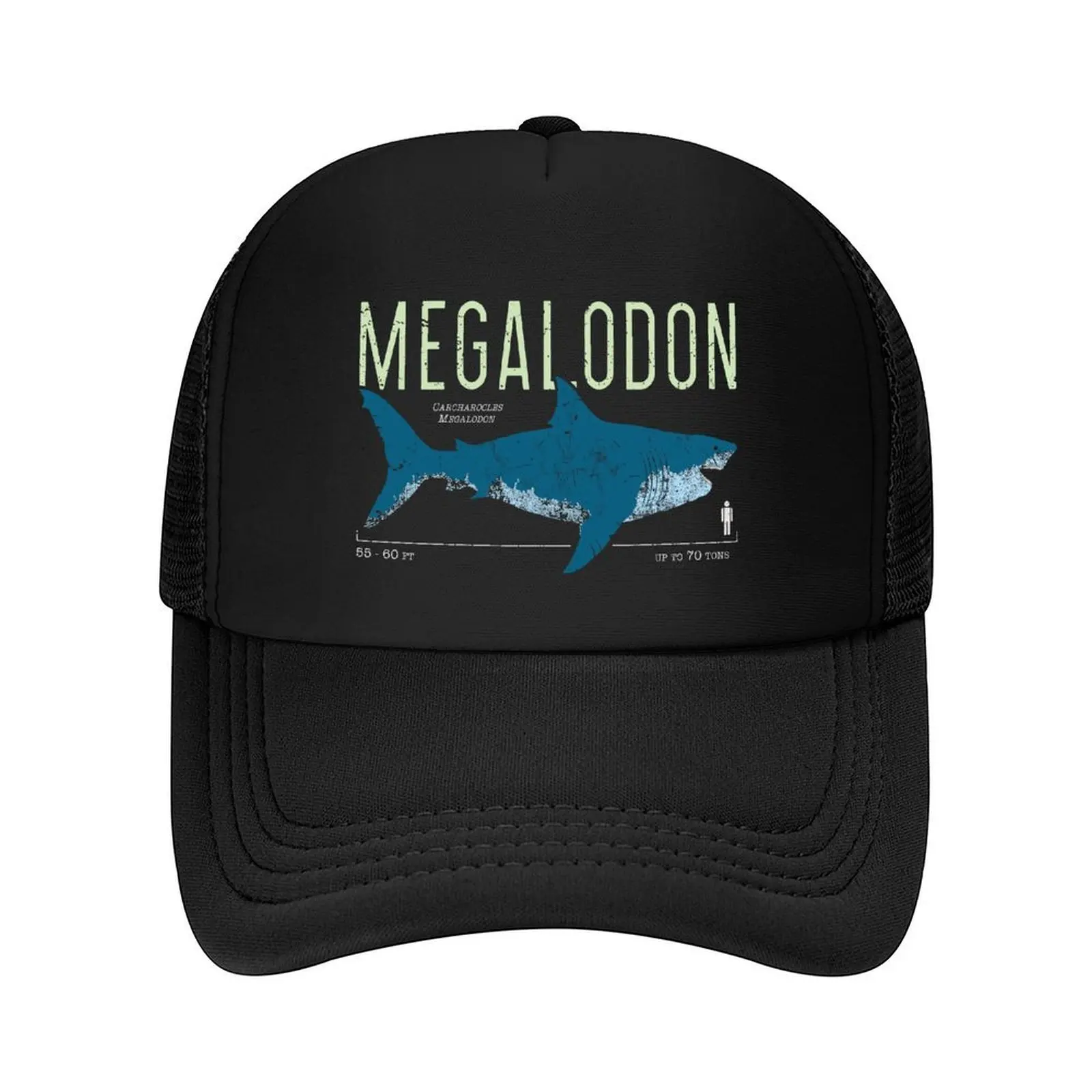 

Megalodon Facts Baseball Cap custom caps Male hat dad hat Big Size Hat Sun Hats For Women Men's