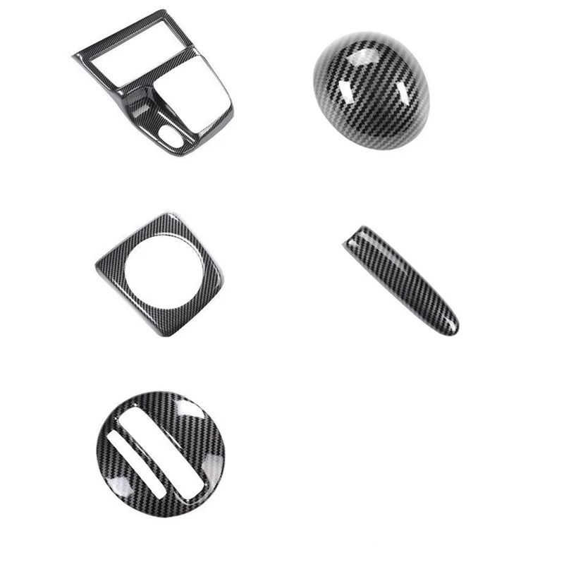 

Automatic Accessories Kit Gear Shift Frame Handbrake Cover Trim Decor For Honda Civic 2006-2011