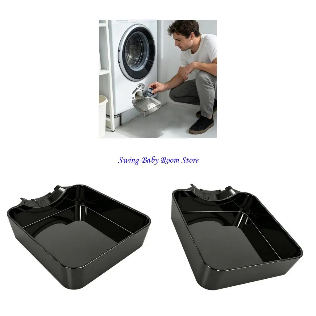 K1AD Home Laundry Drain Pan with Curved Recess for Moisture Control Accessories