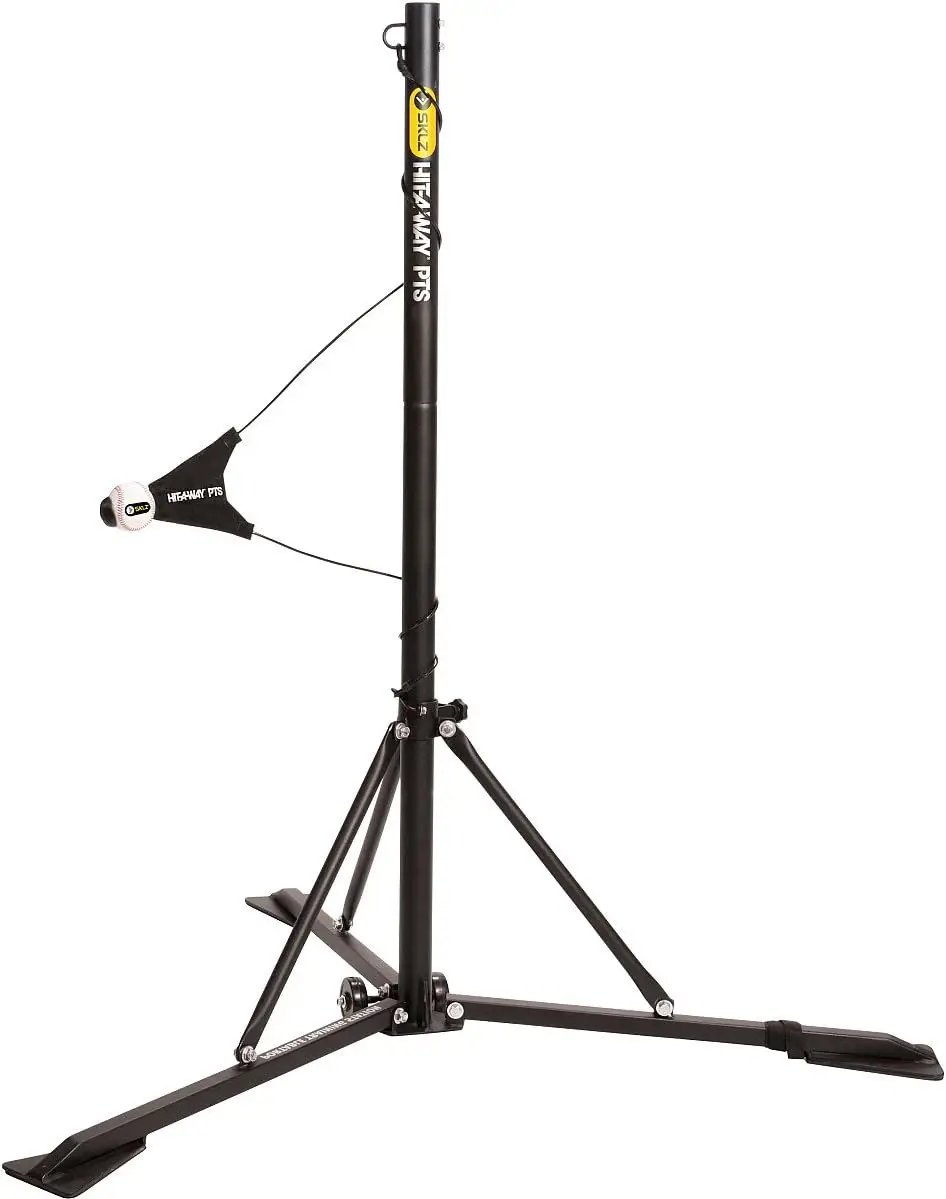 Hit-A-Way Portable Baseball Training-Station Swing Trainer with Stand