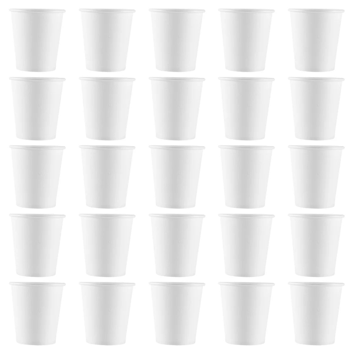 

White Paper Cups, Small Disposable Bathroom, Espresso, Mouthwash Cups Dispenser, Disposable Cups, (100 Pack) 3Oz