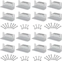 16 unids/set Kits de soporte de montaje de Panel Solar 4/8 unidades Panel Solar soporte de montaje de aluminio z soporte para RV, techo, barco