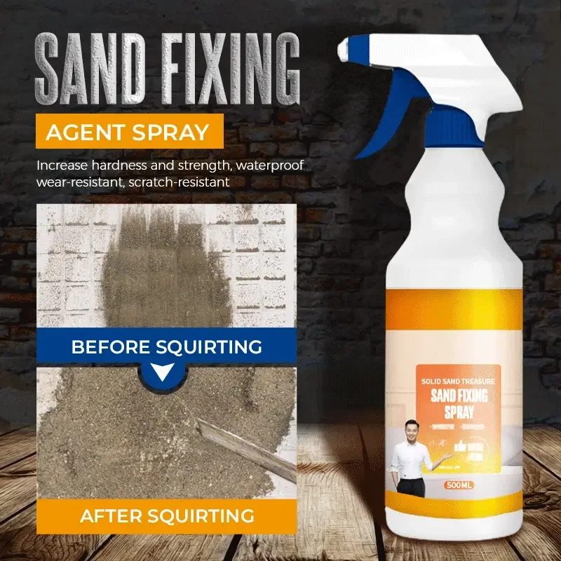 Sand Fixing Agent Wall Protection Spray Pavement Wall Repair Glue Wall Crack Repair Agent Wall Peeling Graffiti Gap Repair Tool