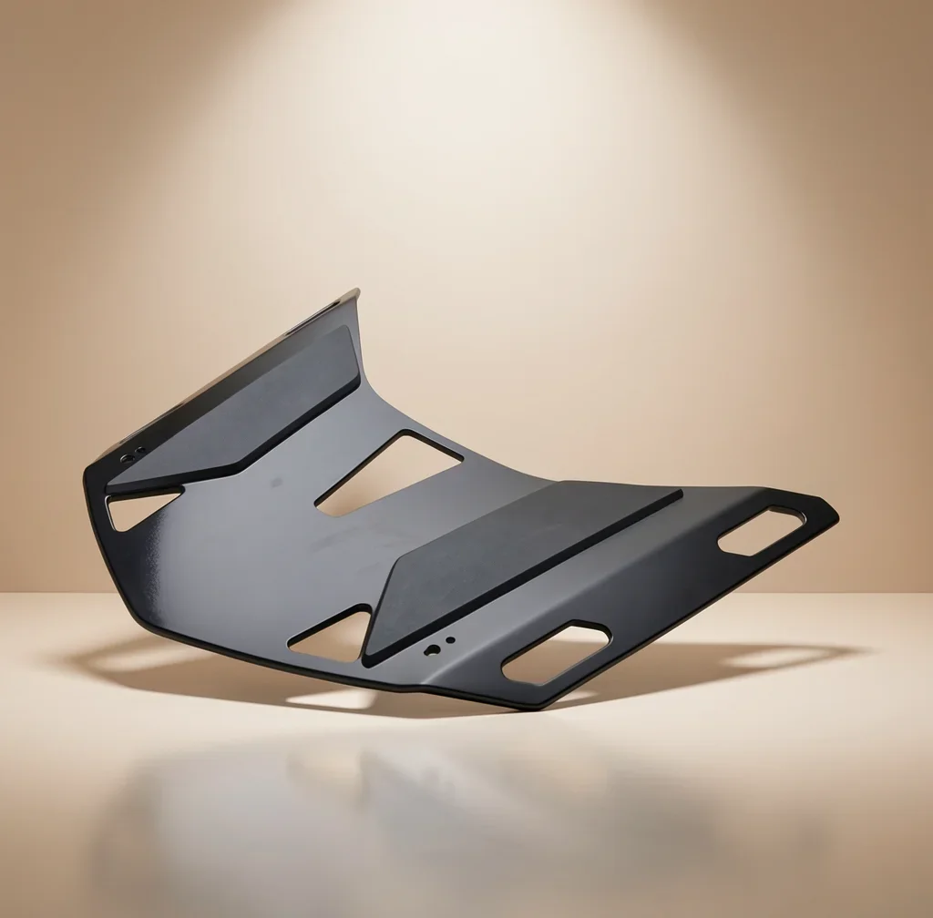 Thickened Alloy Steel Shelf Black Touring Motorcycle Rear Luggage Rack