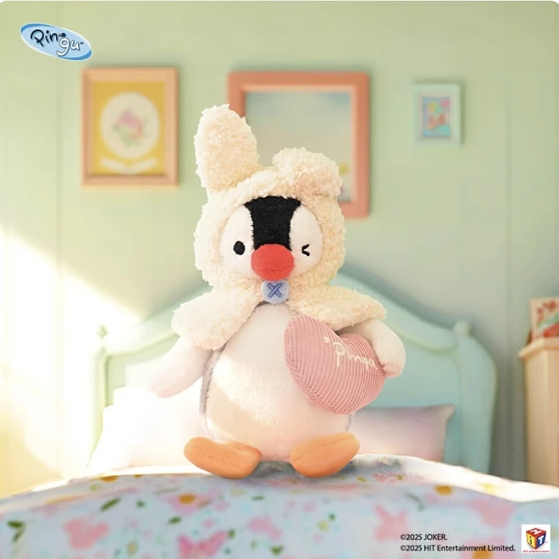 

Кукла Pingu Penguins Stay At Home Series игрушки кролик Pinga брелок кулон обнимающий рюкзак подарок на Хэллоуин Pingu теплые игрушки