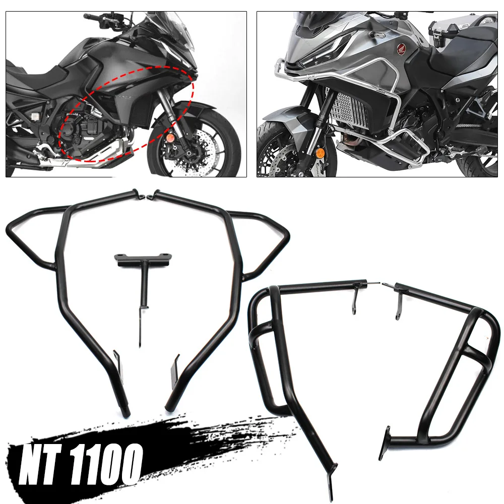 

Applicable to:Honda NT1100 22-24 modified motorcycle engine guard body anti-drop frame engine bumper