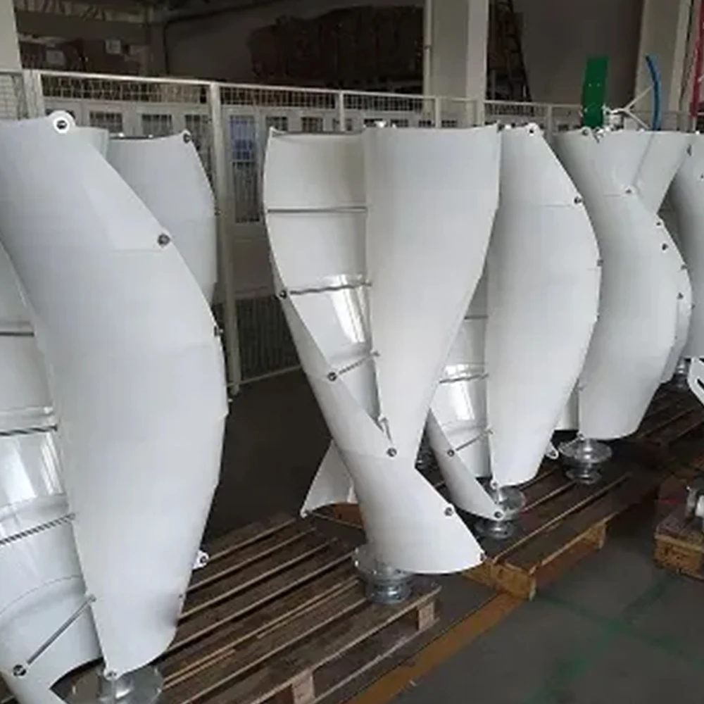 8000W Vertical Wind Turbine 12V 24V 48V 10KW 20KW Small Windmill Household Farm Sent To Free Energy MPPT Controller Inverter