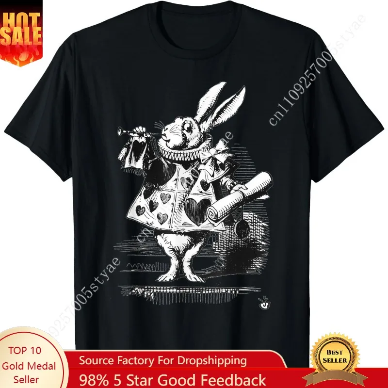 Easy Costume | Alice in Wonderland - White Rabbit T-Shirt Small