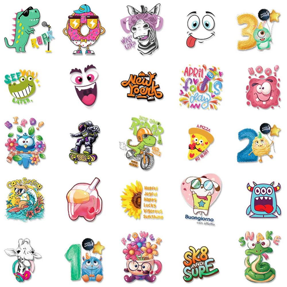 أحجية حيوانات كرتونية صغيرة للأطفال ، التعرف على الأجسام للأطفال ، ألعاب تدريب ، ملصقات جرافيتي لطيفة ، جيتار ، 50 *