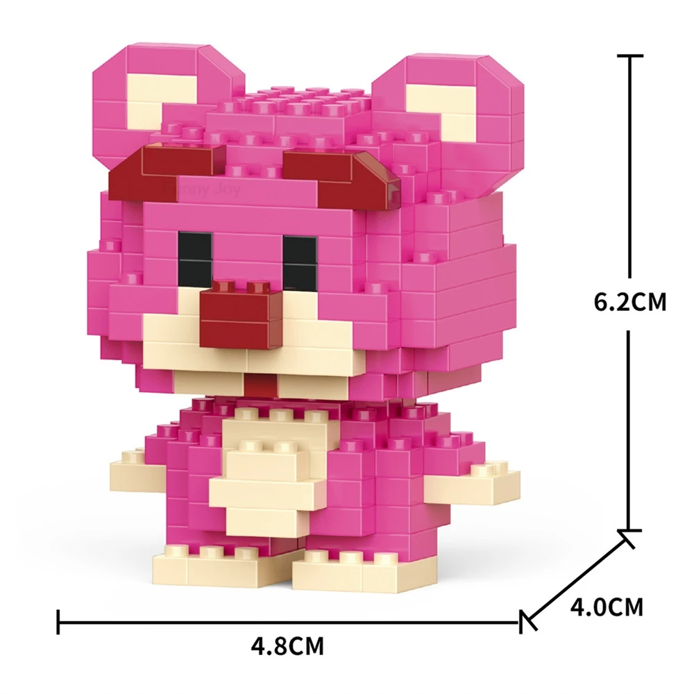 Kurome Cinnamoroll Hello Kitty Stitch Block Character Geassembleerd model Mickey Mouse Bouwstenen Poppen Speelgoed Kinderen Cadeau
