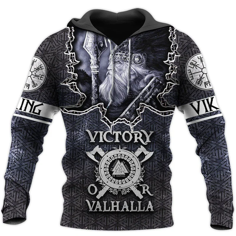 Sudadera con capucha con estampado 3D para hombre, jersey de manga larga de gran tamaño, ropa de calle informal Vintage, Tops, Otoño, nuevo