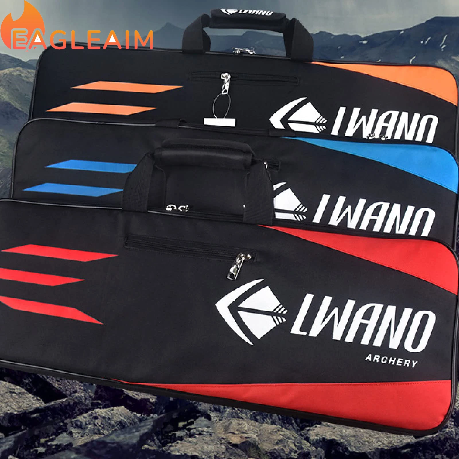 Ravennon Portable Recurve Bow Bag Case Carrier Split Type Anti Bending Bow Bag Archery Takedown Bow Storage Bag For Hunting Acce