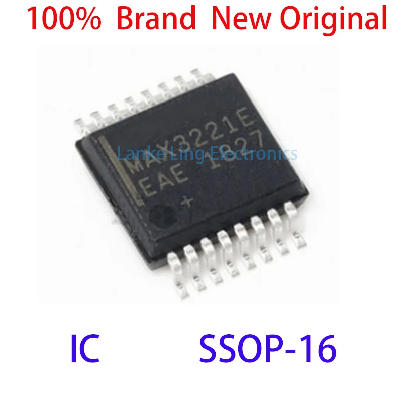 MAX3221ECAE+T MAX MAX3221 MAX3221EC MAX3221ECAE 100%  Brand  New Original IC SSOP-16