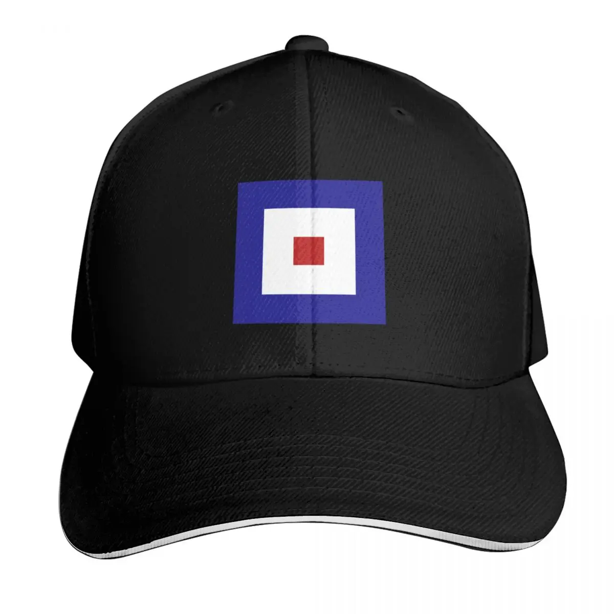 W Signal Flag Baseball Cap Streetwear Hip Hop Trendy Vintage Retro Embroidered Lightweight Packable