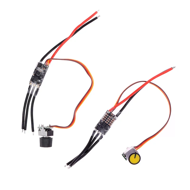 Three-phase Brushless Motor Driver DC Motor Drive Board Speed Controller Regulator With Potentiometer For LiPo 2-6S DC 7-26V