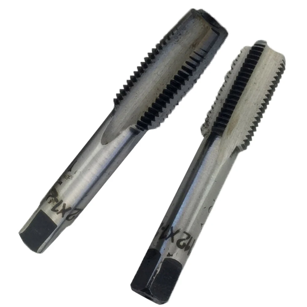 

DIY Tap Metric Taper Industry 2pcs Hand Thread Metric Taper 12mm X 1.25 Metallic Materials Wear-resisting Colored Hand Tool