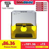 Twotrees TS1 Portable Mini Laser Engraver Diy Bluetooth Machine Painted Dog Tag Paper Leather Wooden Plastic Logo CNC Machine