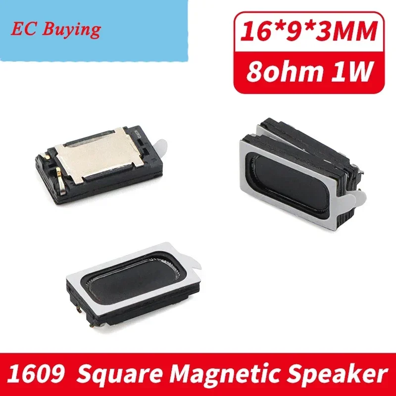 1PCS 1511 1115 Phone MP3 Speaker Tin Foil Loudspeaker Rectangle Tablet 8 Ohm 1W 15*11*3MM For Mobile Phone