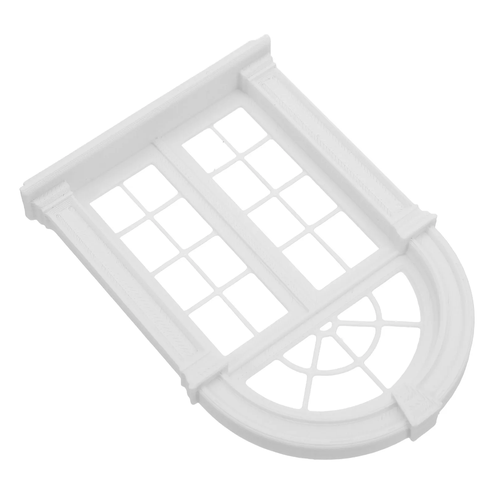 

Miniature Window Frames Gothic Arched Design with Grid Panes for Dollhouse Renovation Parts DIY Craft Supplies Cathedral Window
