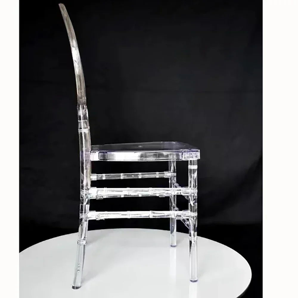 Clear Resin Stackable Phoenix Chair Home Furniture From Chairs Dining Room Dining Tables and Chairs Set Chivari Chairs Кресло