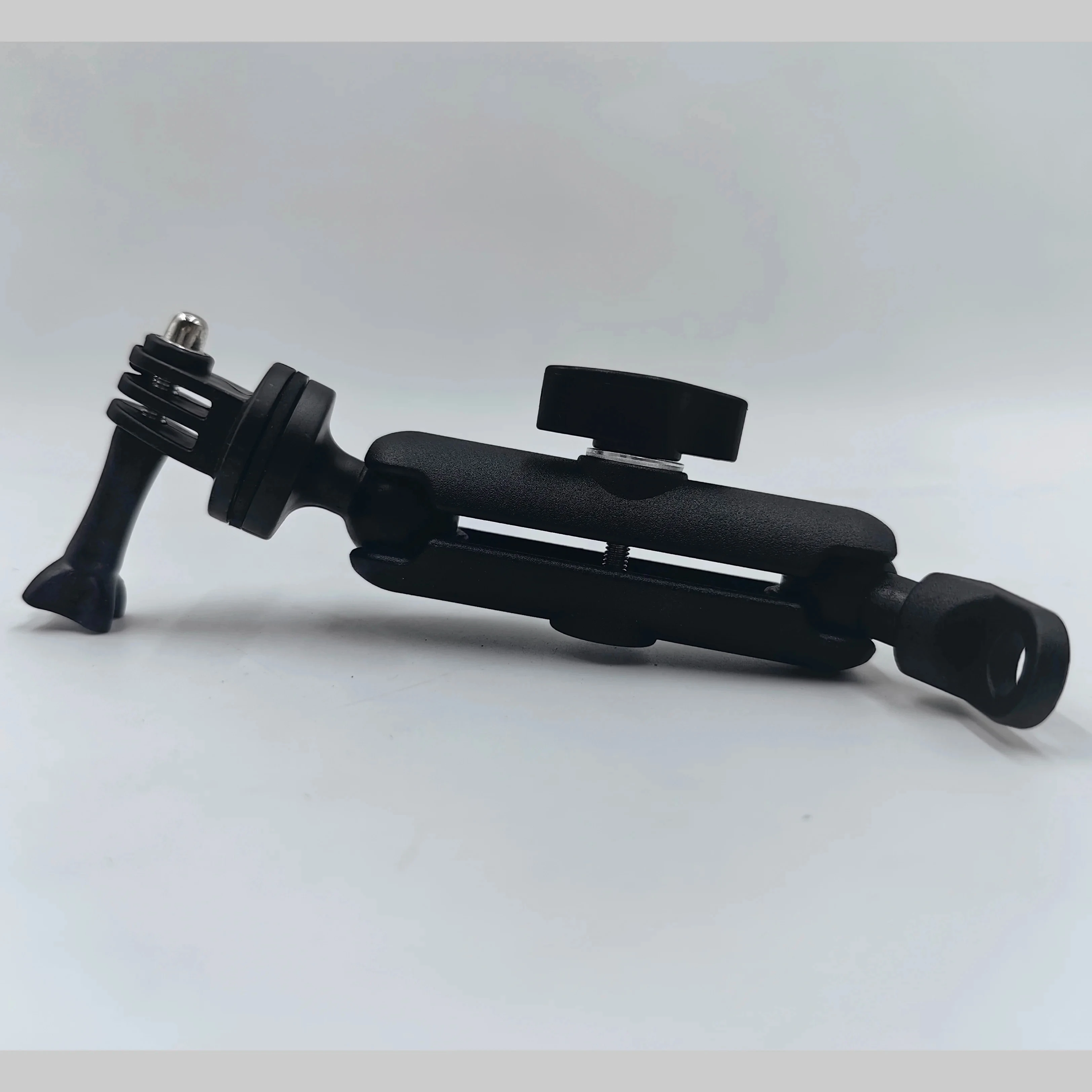 Uchwyt na kamerę akcji GoPro Hero8/7/6/5/4/3+ z obrotem 360 stopni, mocowany do kierownicy motocykla lub roweru, uchwyt na lusterko. — zdjęcie 5