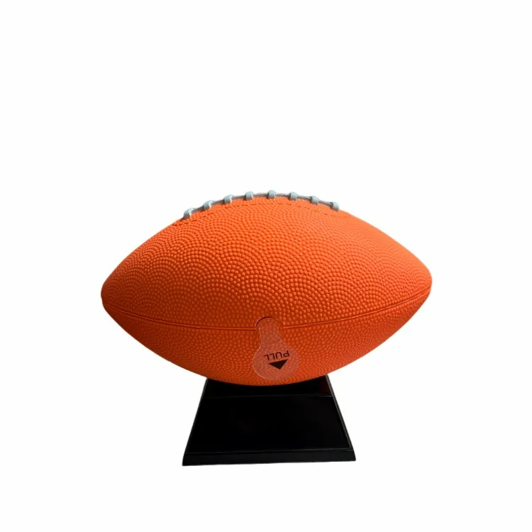 

Custom Logo Game Use Reflective Pu Leather American Football Official Size 9 Glowing Rugby Balls