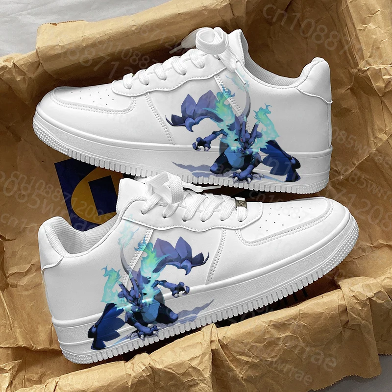 أحذية البوكيمون الكرتونية المراهقات الفتيان عالية أعلى في الهواء الطلق كرة السلة الرياضة عارضة الرجال امرأة أحذية 3D طباعة أحذية رياضية