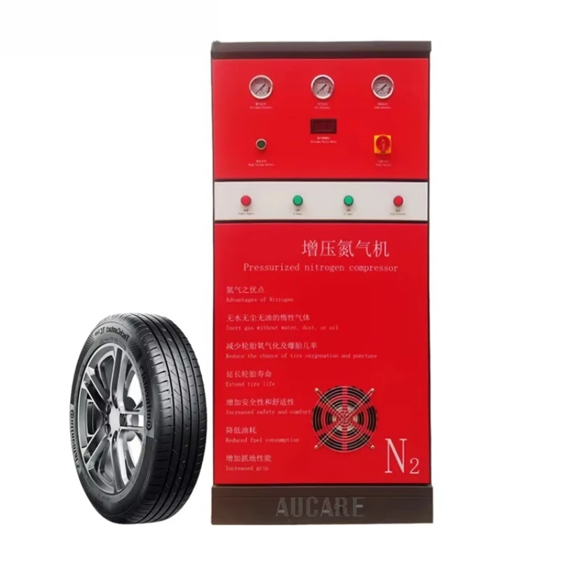 Portable Full Automatic Metal Nitrogen Inflator Machine 220V 2000W Gas Filling Equipment for Cars or Mini-bus