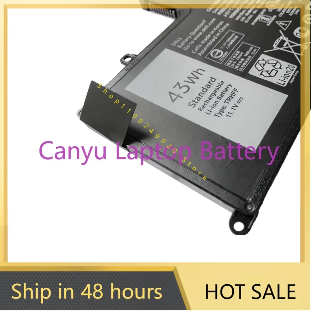 

2024 TRHFF Battery For Inspiron 5547 5545 5548 14-5447 15-5547 15-5545 15-5548 15-5557 3450 3550 1V2F6 01V2F 11.1V 43Wh