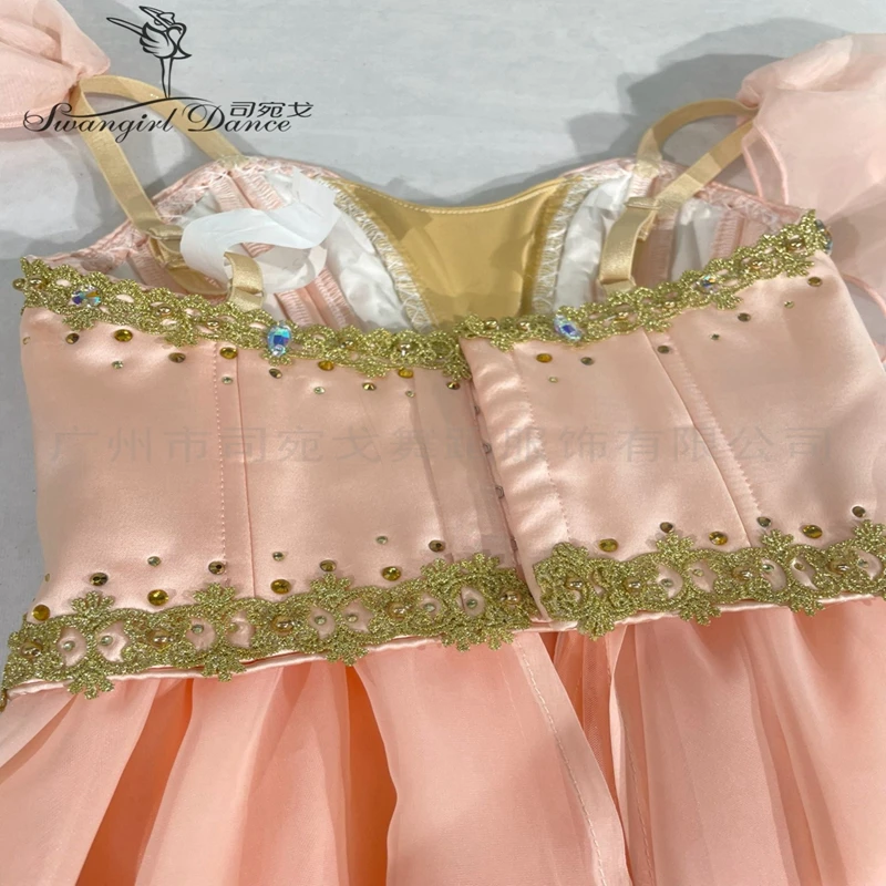 Robe de Ballet de compétition Talisman Variation, rose pêche C, robe de ballerine professionnelle BT4422