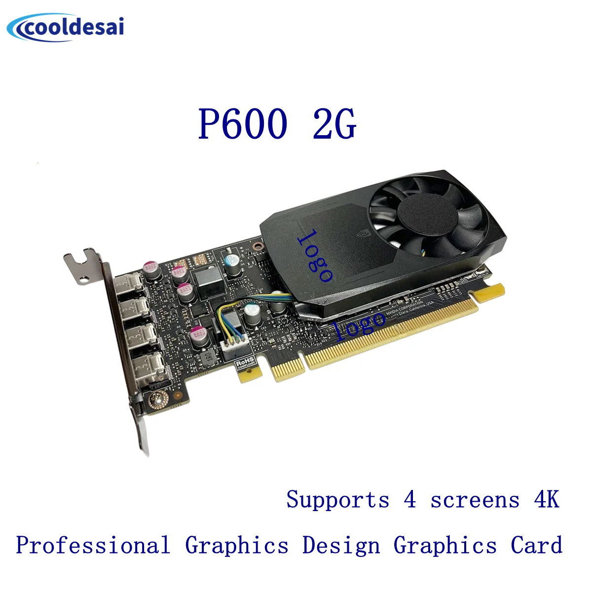 For NVIDIA Quadro P400 P600 P620 P1000 k2200 P4000 M4000 M5000 GDDR5 PCI Express 3.0 x16 Mini DP Professional Graphics