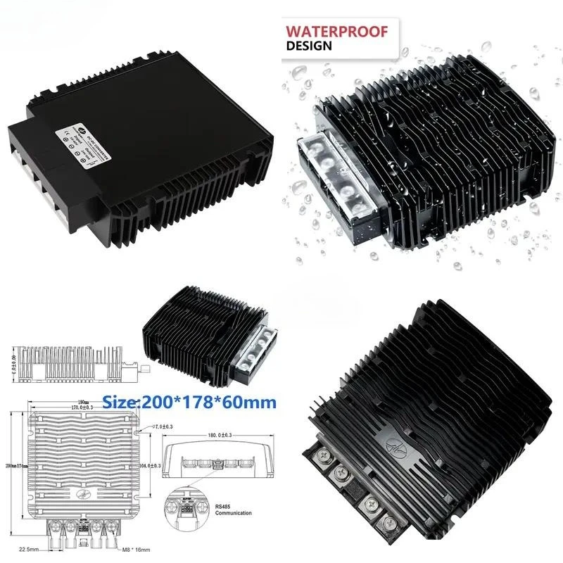 1500W High Power Step-Up and Buck Converter DC10-60V to 12V 24V 28V 48V Step-Up Buck Waterproof Transformer