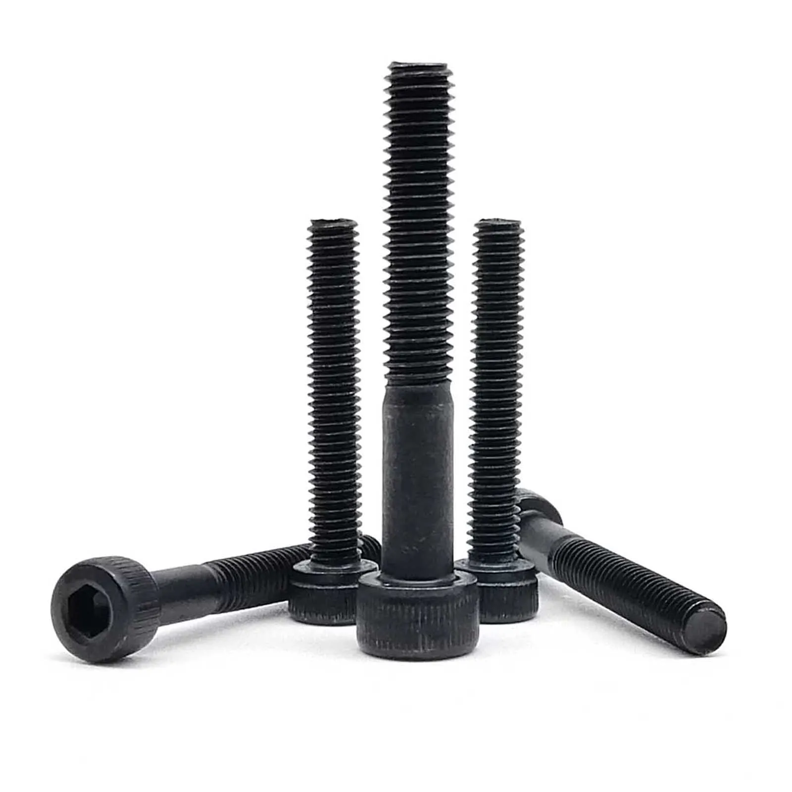 HZYUEGOU M1.4 M1.6 M2 M2.5 M3 M3.5 M4 M5 Kleine Mikro-Inbusschrauben aus schwarzem Stahl der Güteklasse 12.9 DIN912 – Detail 3