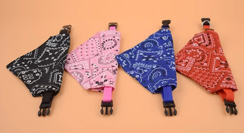 Bedrucktes Haustier-Dreiecksbandana, Verstellbarer Riemen, Hunde- und Katzen-Sabberlätzchen, Halstuch für Kätzchen und Welpen, Tägliche Bekleidung, Haustierzubehör – Detail 12