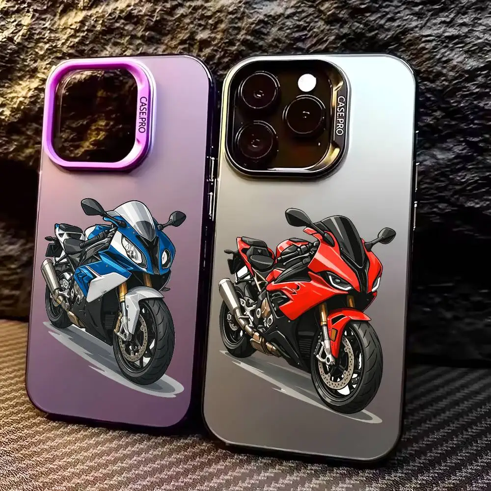 M-Motorcycles H-1000-rr Phone Case For iPhone 17,16,15,14,13,12,11 Plus,Pro Max,Colored Silver Phone Case