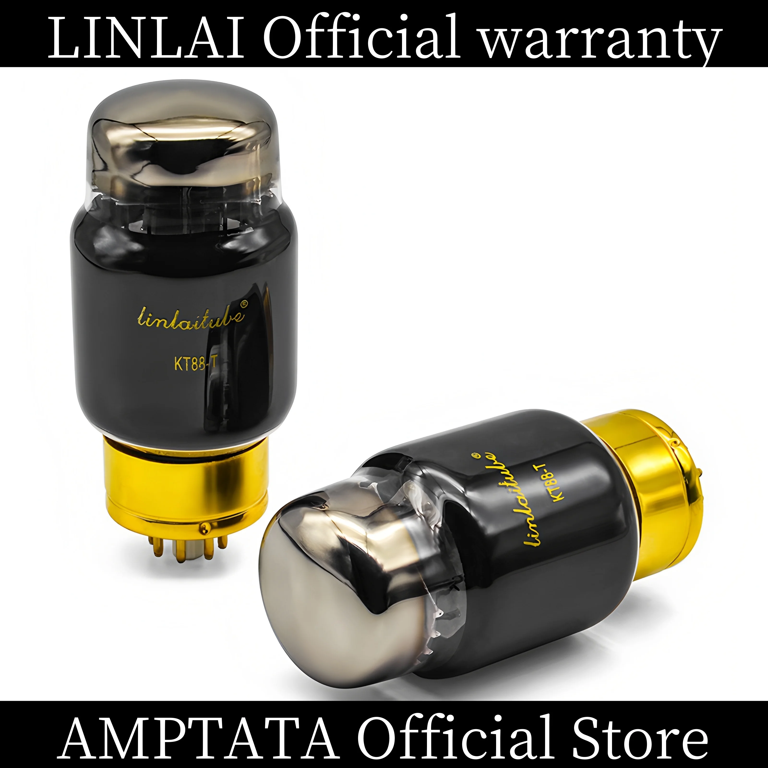LINLAI KT88-T 300B-T 6SN7-T 211-T 845-T 805A-T 2A3-T 274B-T / أنبوب تفريغ/T-series رش الكربون/مضخم الصوت/ضمان 15 شهرًا