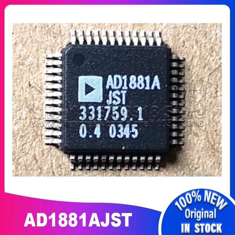

5PCS/LOT AD1881AJST AD1881A AC97 QFP-48 100% New Original Spot stock