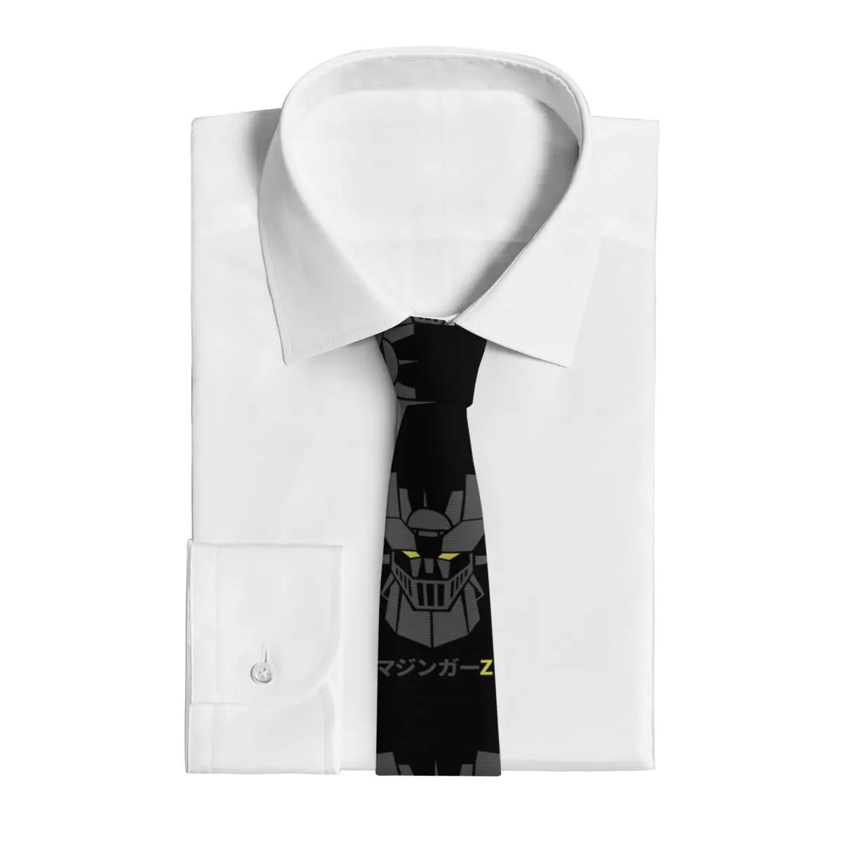 Mazinger Z Goldorak Actarus Grendizer Mask Necktie for Men Silk Polyester Slim Neck Ties Party Suits Tie Casual Gravatas