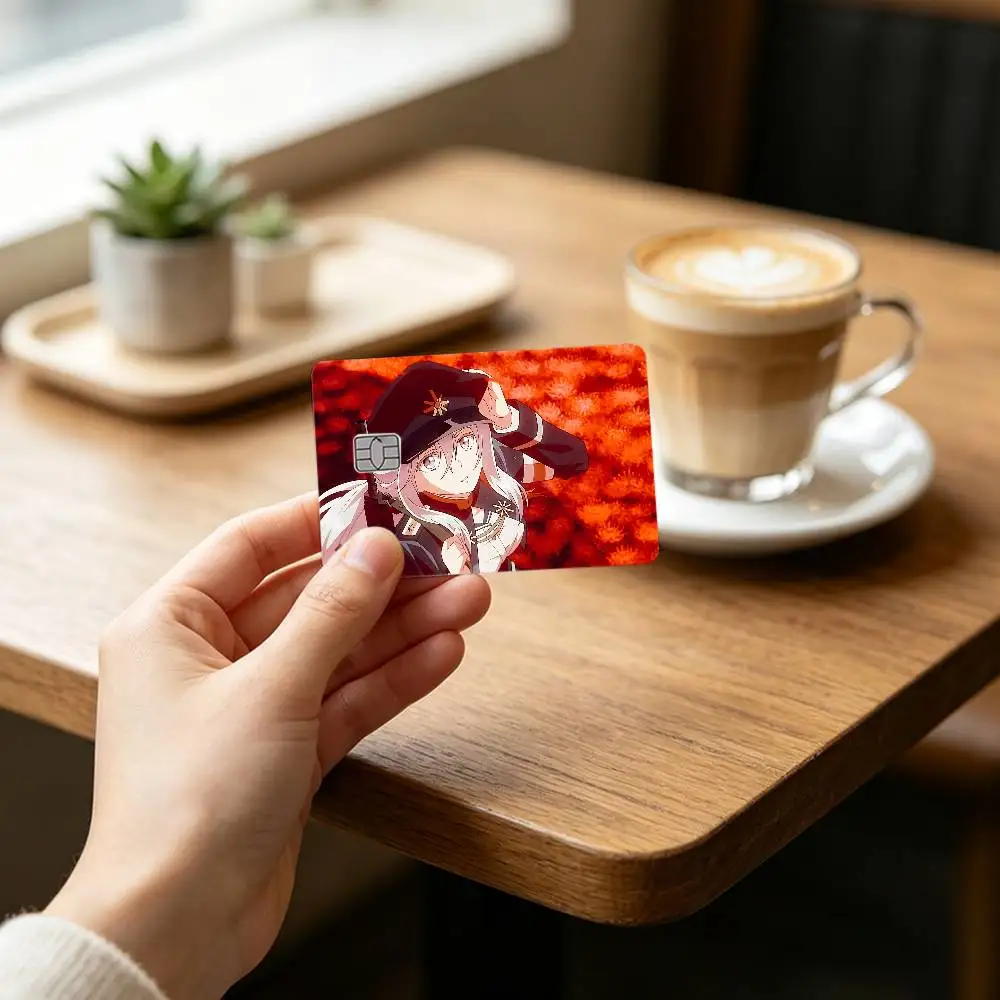 Anime 86 E-Eighty Six-S Card Stickers Credit Card DIY Card Protector Stickers Waterproof Film Skin Cover