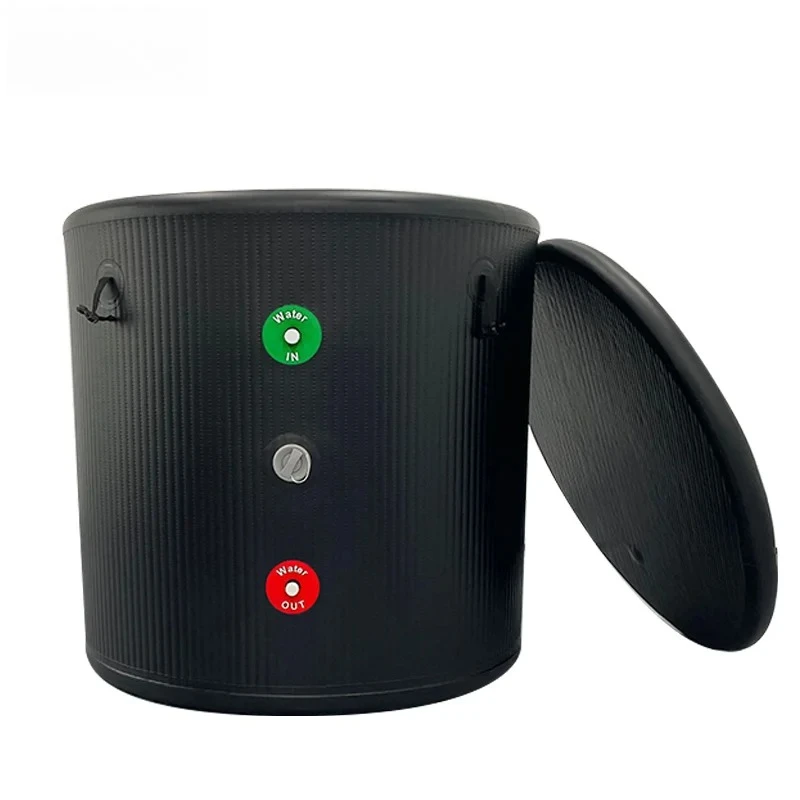 90*80cm Inflatable Bathtub, Portable Ice Bath Bucket, Cold Therapy Fitness Ice Bucket, Soaking Bathtub,no Ice Bath Machine