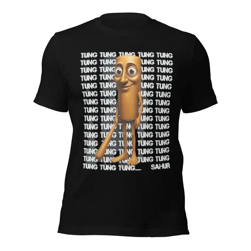 

Забавная итальянская футболка с мозговым мемом Tung Sahur